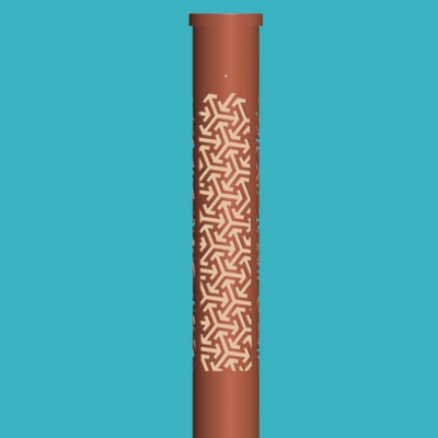 LI-8174 Patterned Decorative Bollard